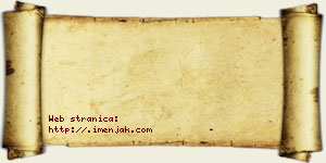 Negovanka Dimitrijević vizit kartica